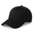 Solid-Color Sports Cap, Black color reference