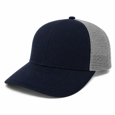 Structured Mesh-Back Trucker Cap, Front left three-quarter primary reference