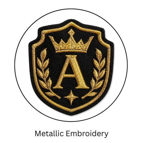 Metallic Embroidery customization reference