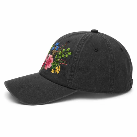 Critical-Embroidered Sports Cap product view